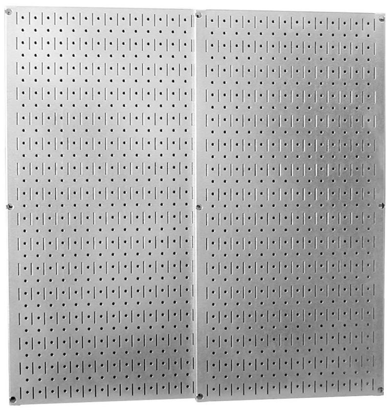 Wall Control 30-P-3232GV Galvanized Steel Pegboard Pack - Image 1
